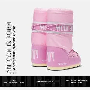 Moon Boot Shoes Pink Icon Moon Boots Poshmark